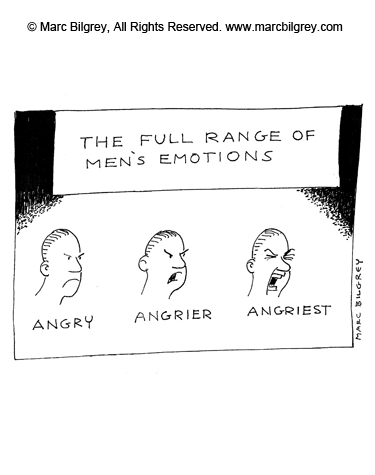 3 moods of men angry angrier and angriest