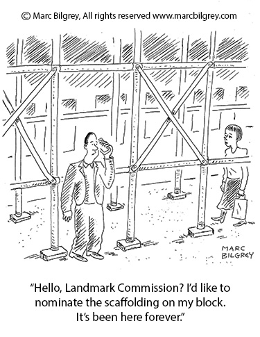 scaffolding landmark commission