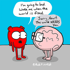 Awkward Yeti - The World Needs Heart webcomics